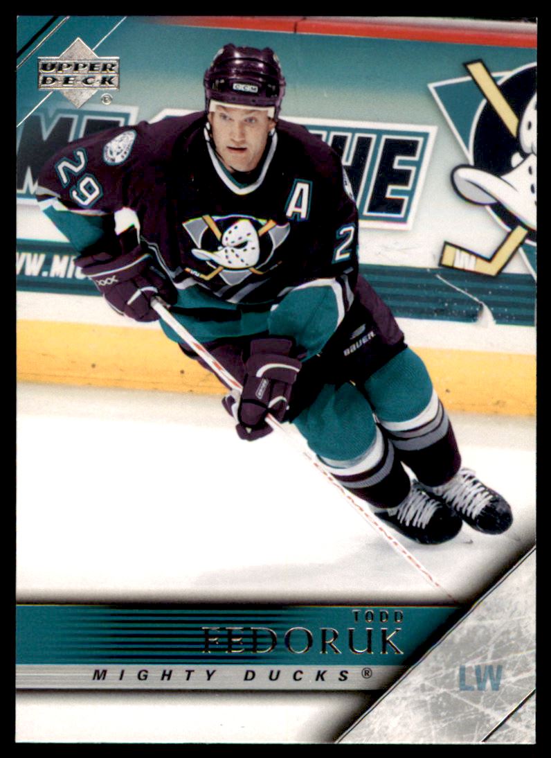 Hokejová karta Todd Fedoruk UD Serie 2 2005-06 řadová č.246
