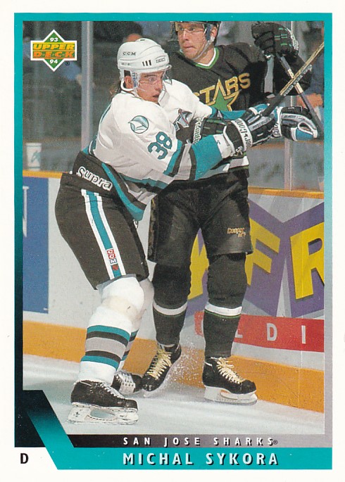 Hokejová karta Michal Sýkora Upper Deck 1993-94 řadová č. 489