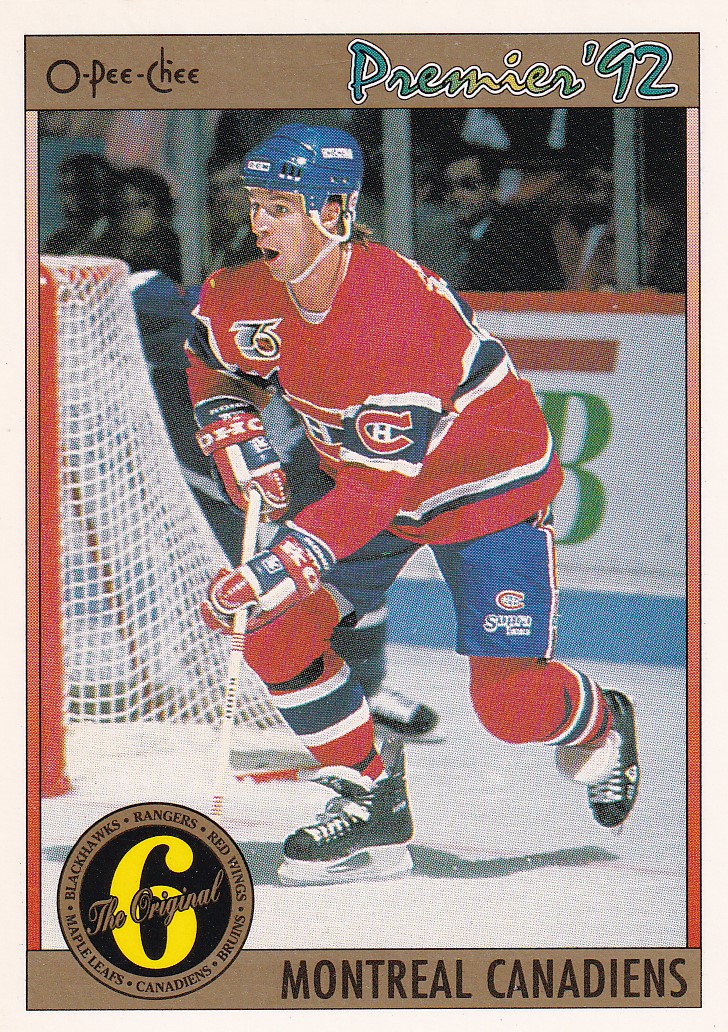 Hokejová karta Petr Svoboda O-Pee-Chee Premier 1991-92 řadová č. 168