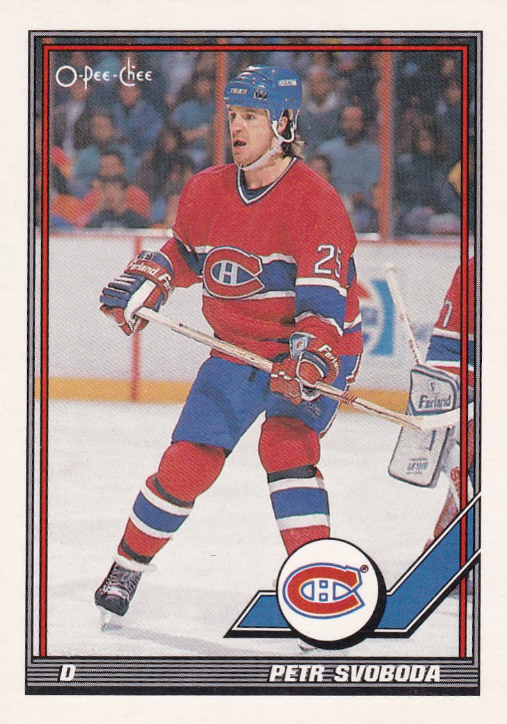 Hokejová karta Petr Svoboda O-Pee-Chee 1991-92 řadová č. 76