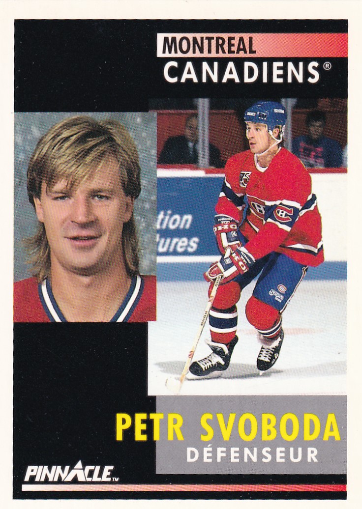 Hokejová karta Petr Svoboda Pinnacle 1991-92 řadová č. 197