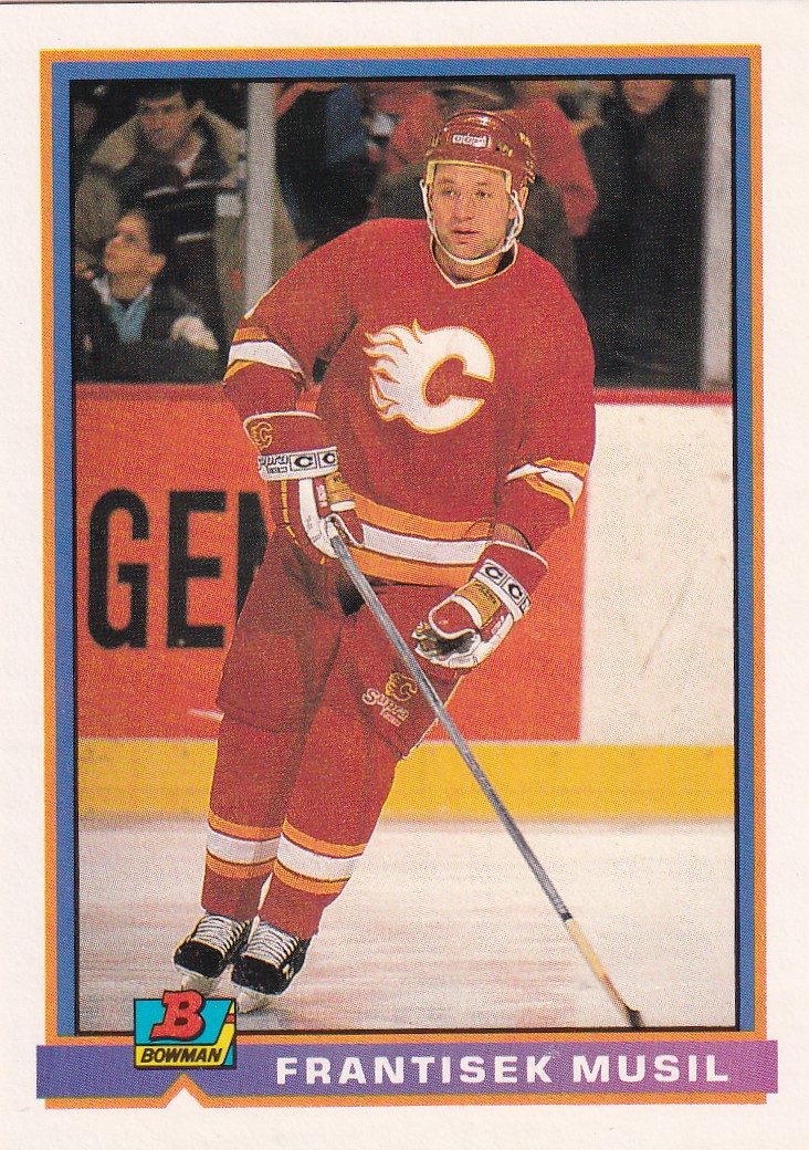 Hokejová karta František Musil Topps Bowman 1991-92 řadová č. 259