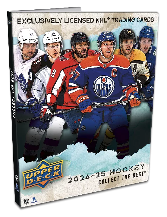 Album hokejových karet Upper Deck Series 1 2024-25 Starter Kit