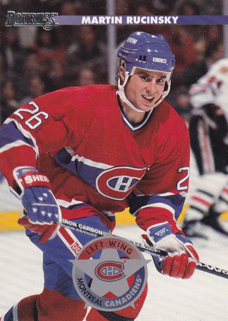 Hokejová karta Martin Ručinský Donruss 1996-97 řadová č. 123