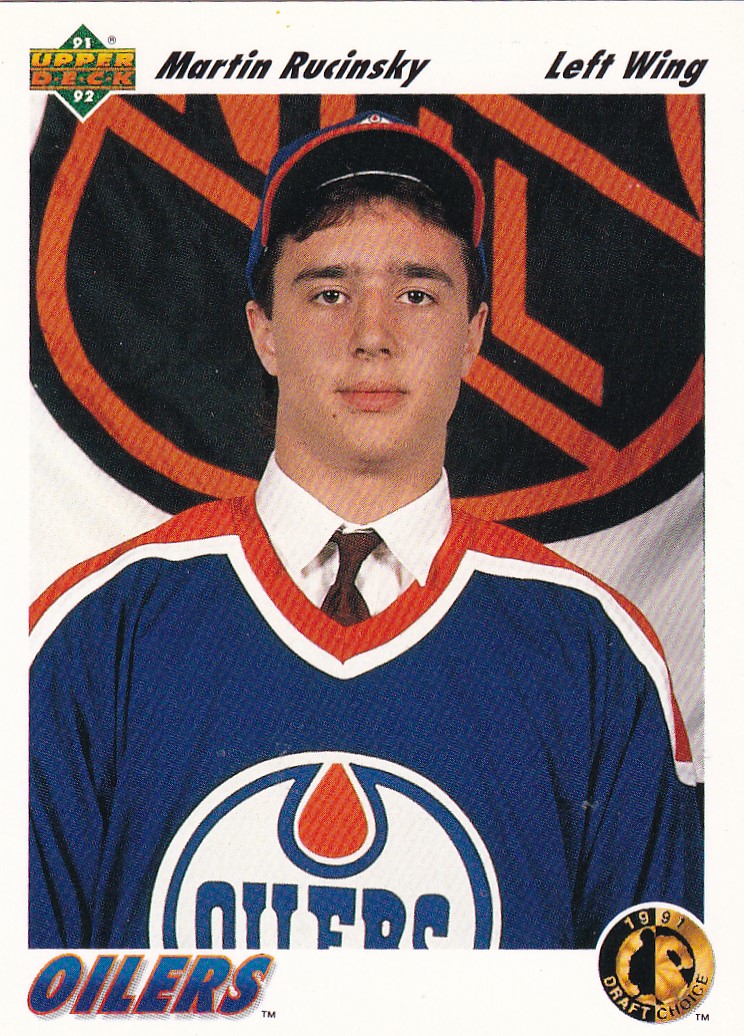 Hokejová karta Martin Ručinský Upper Deck 1991-92 Draft č. 70