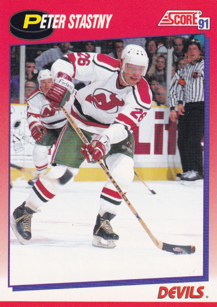 Hokejová karta Peter Šťastný Score 1991-92 řadová č. 66
