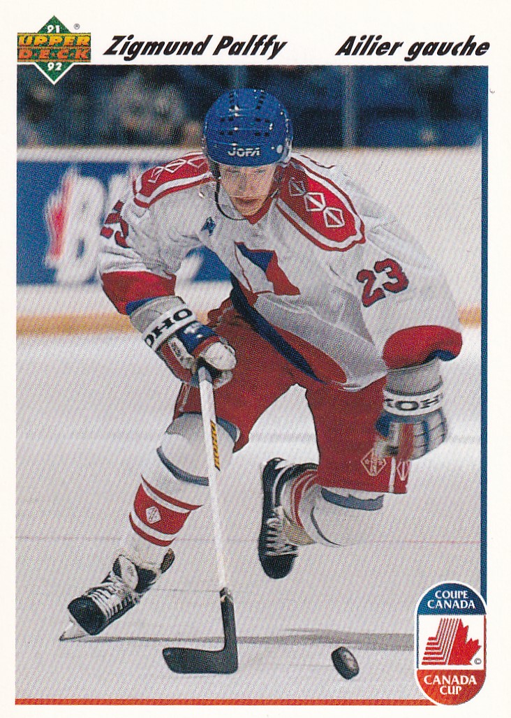 Hokejová karta Zigmund Pálffy Upper Deck 1991-92 Czechoslovakia č. 16
