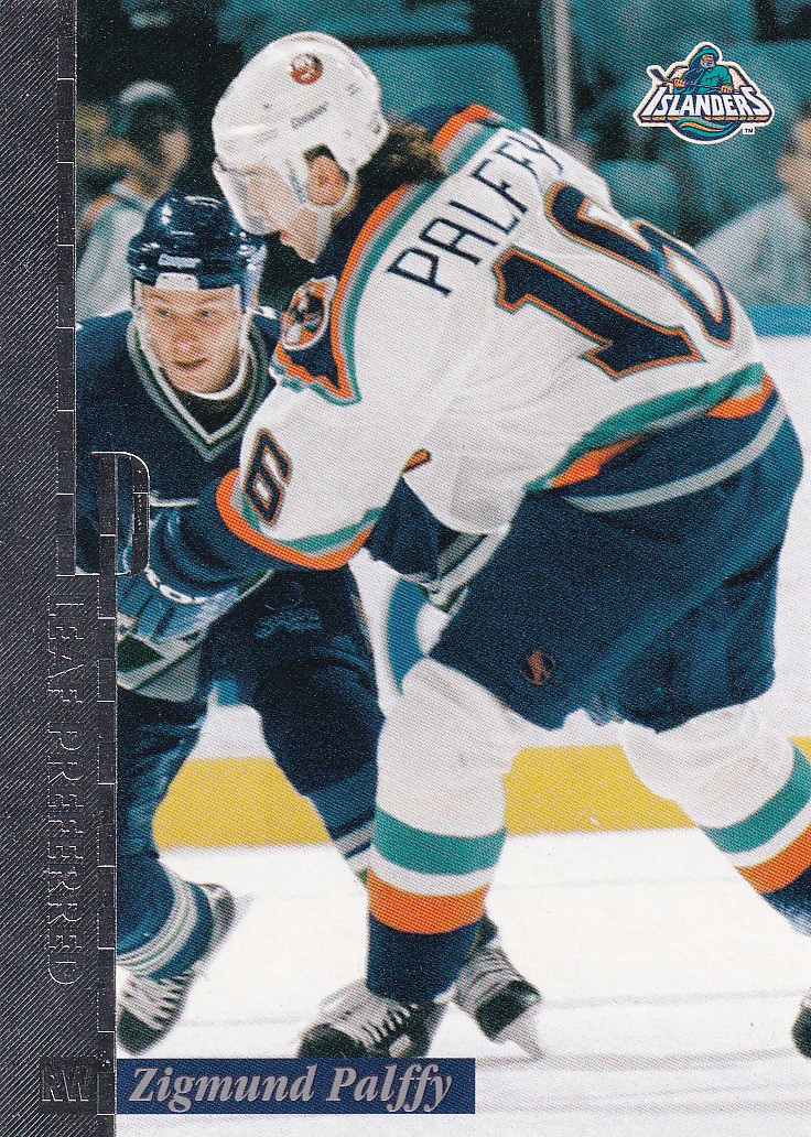 Hokejová karta Zigmund Pálffy Donruss Leaf 1996-97 řadová č. 103