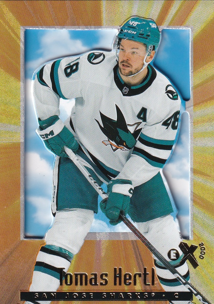 Hokejová karta Tomáš Hertl Skybox E-X 2000 řadová č. 97