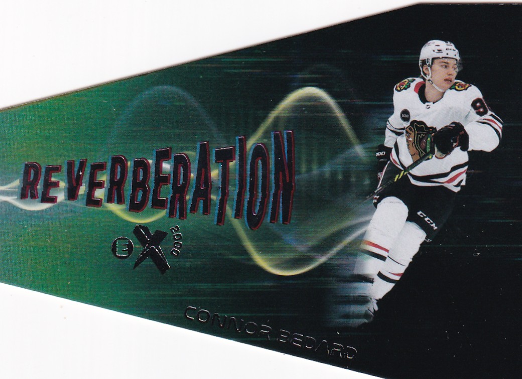 Hokejová karta Connor Bedard Skybox E-X 2000 Reverberation Rookie č. 1 of 20 RVB