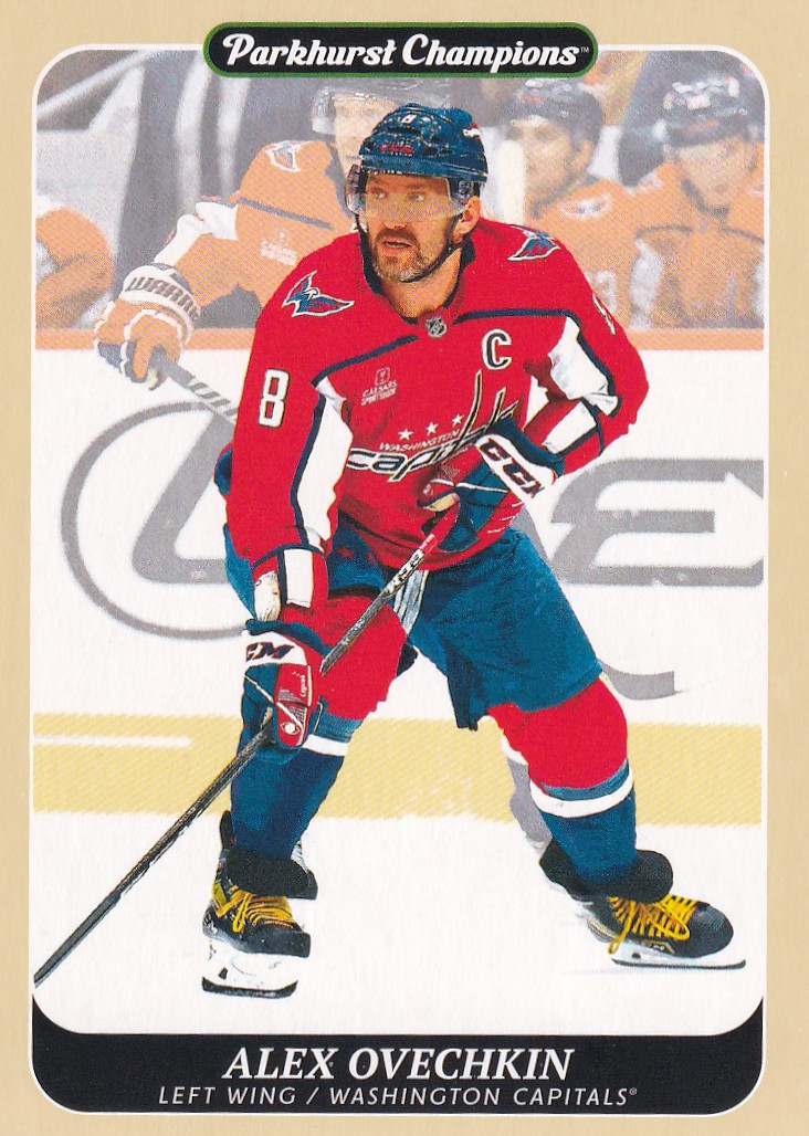 Hokejová karta Alex Ovechkin UD Parkhurst 2023-24 řadová č. 136