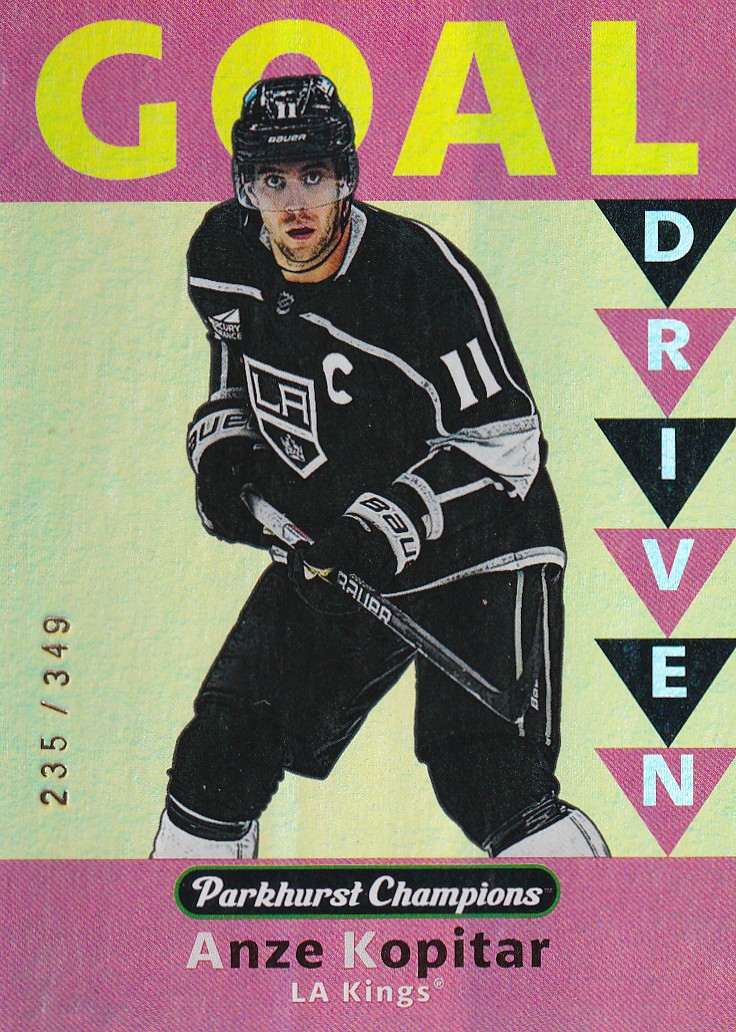 Hokejová karta Anze Kopitar UD Parkhurst 2023-24 Goal Driven 235/349 č. GD-33