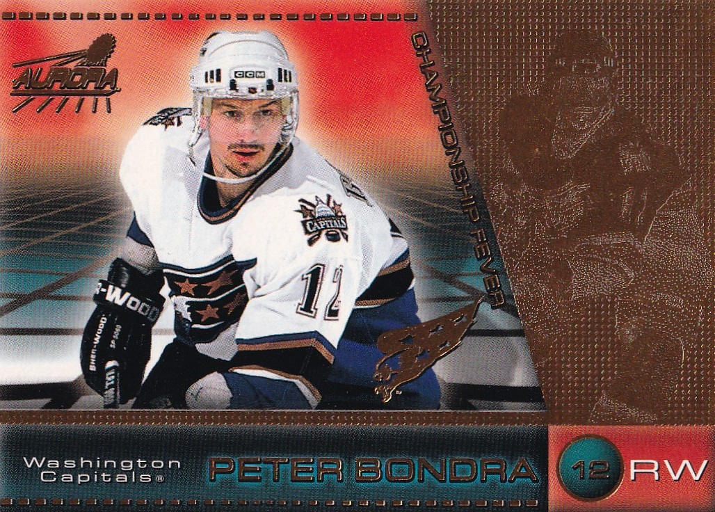 Hokejová karta Peter Bondra Pacific Aurora 1995-96 Championship Fever č. 49
