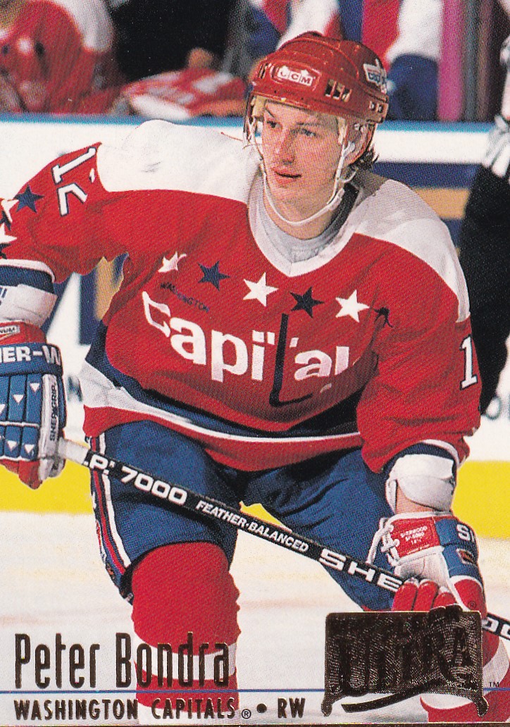 Hokejová karta Peter Bondra Fleer Ultra 1994-95 řadová č. 231