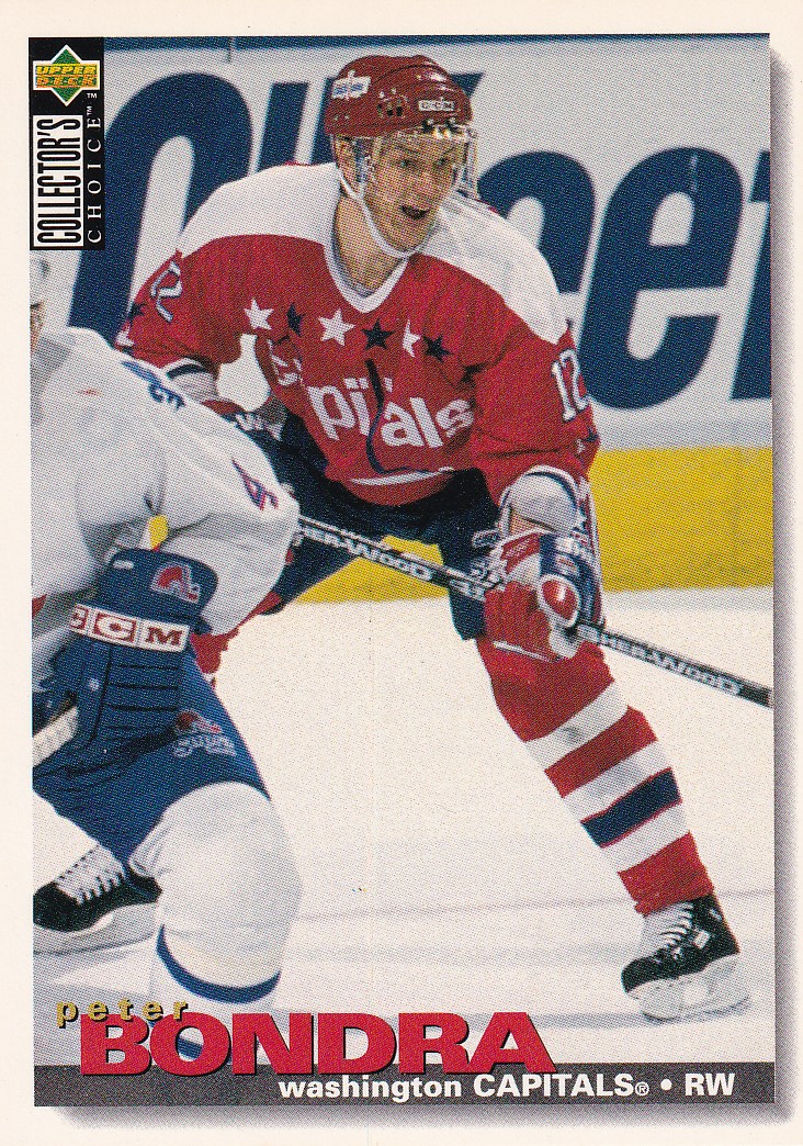 Hokejová karta Peter Bondra Upper Deck Collector's Choice 1995-96 řadová č. 58