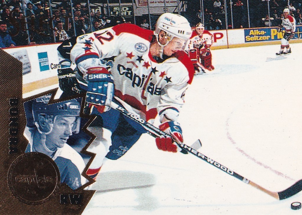 Hokejová karta Peter Bondra Pinnacle Select 1994-95 řadová č. 89