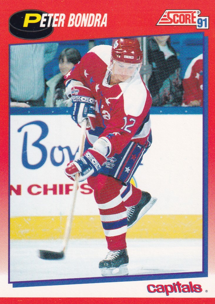 Hokejová karta Peter Bondra Score 1991-92 řadová č. 216