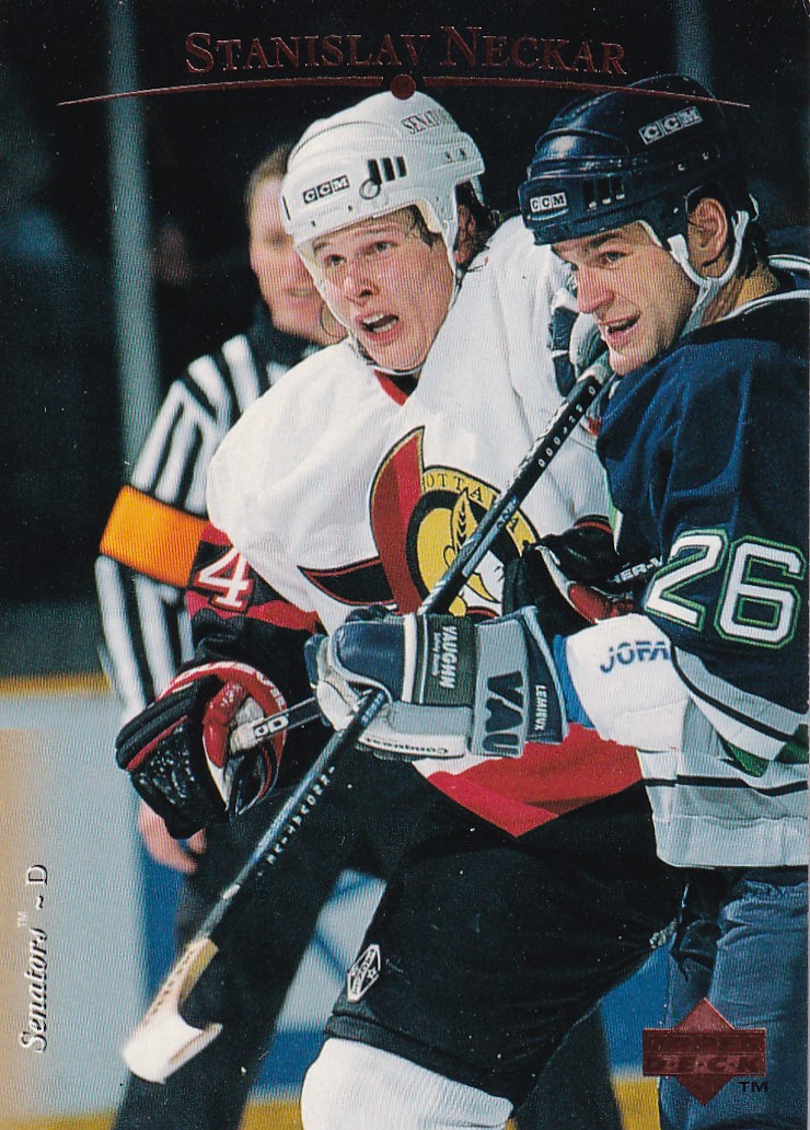 Hokejová karta Stanislav Neckář Upper Deck 1995-96 řadová č. 68