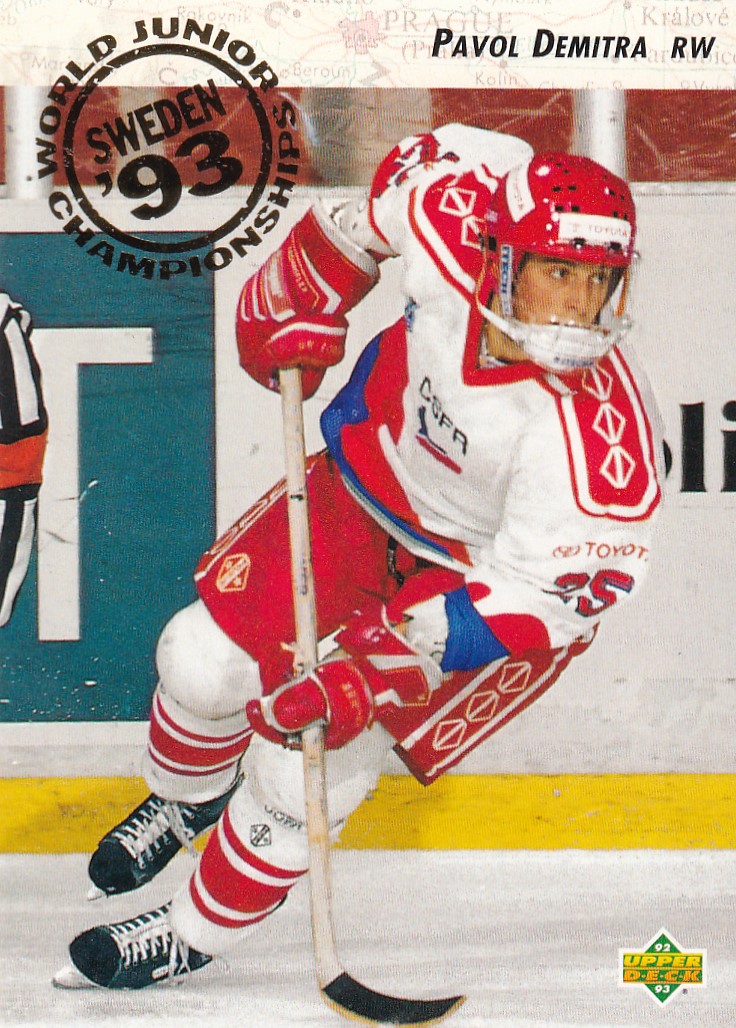 Hokejová karta Pavol Demitra Upper Deck 1992-93 Czechoslovakia č. 602