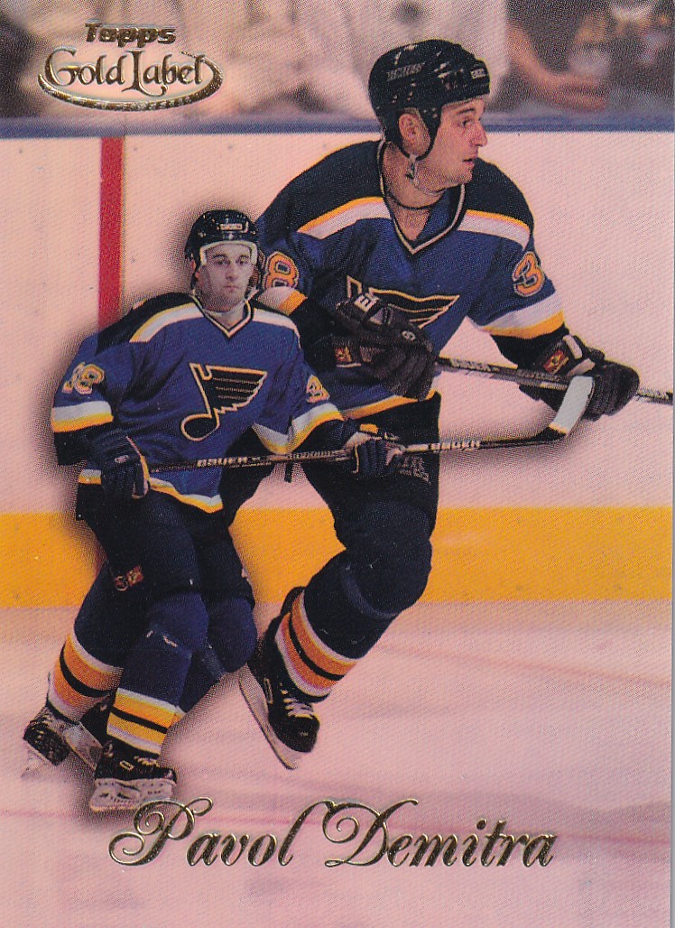 Hokejová karta Pavol Demitra Topps Gold Label 1998-99 řadová č. 29