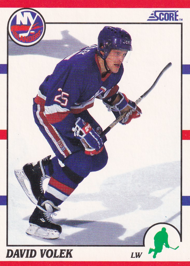 Hokejová karta David Volek Score 1990-91 řadová č. 12