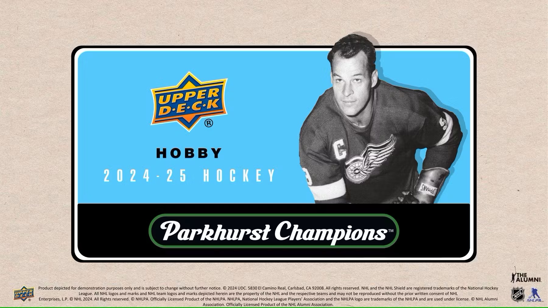 Balíček hokejových karet Upper Deck Parkhurst 2024-25 Hobby