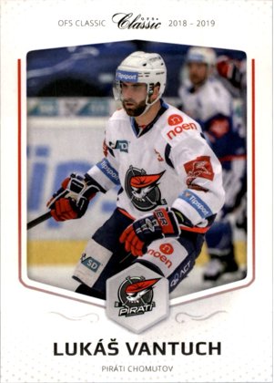Hokejová karta Lukáš Vantuch OFS 2018-19 Série 1 řadová karta č. 209