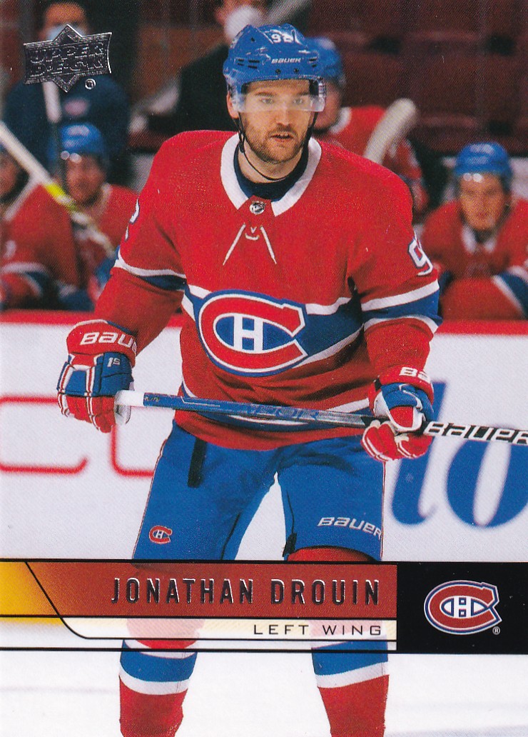 Hokejová karta Jonathan Drouin UD Extended 2021-22 Retro č. T-37