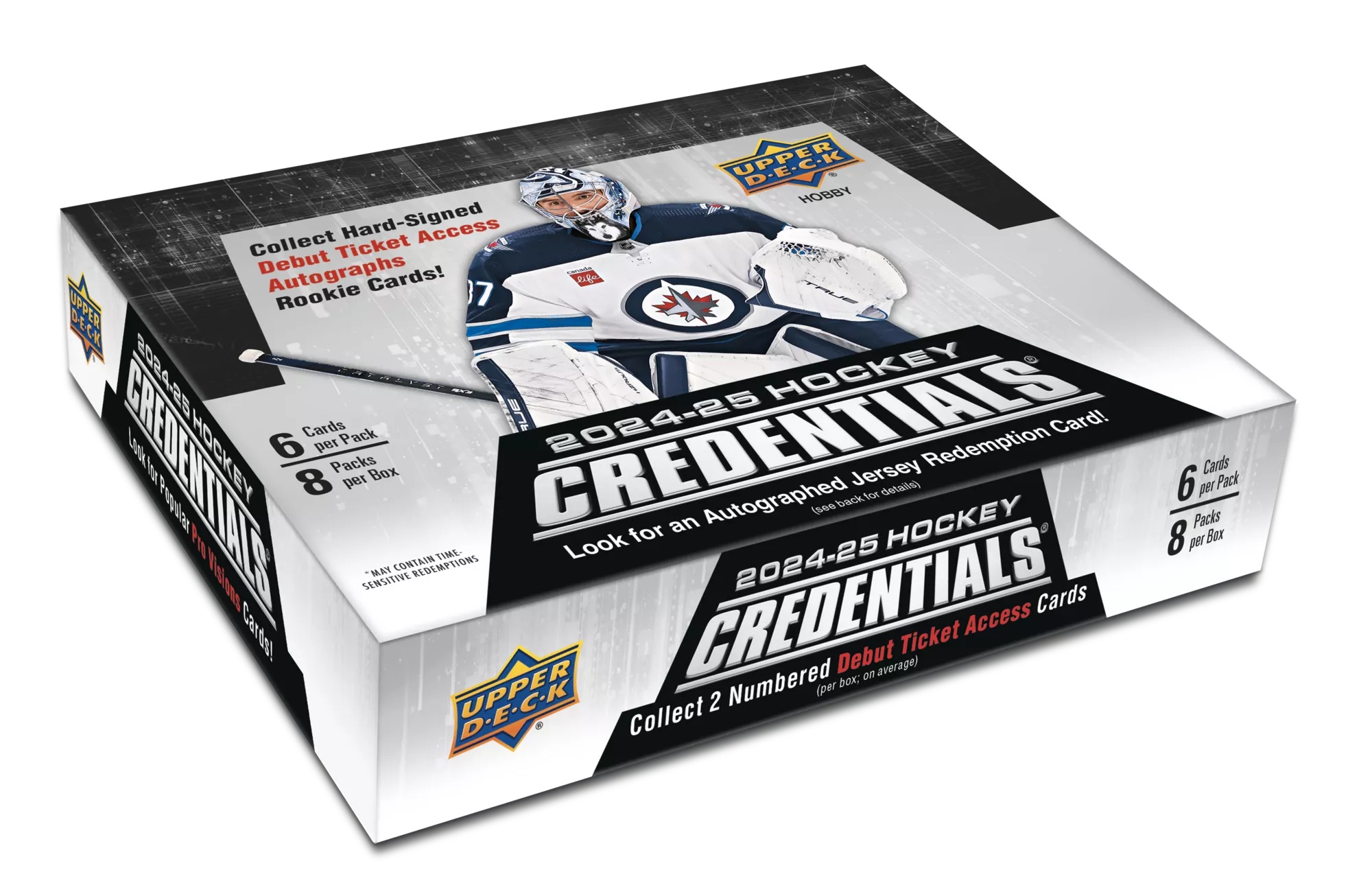 Box hokejových karet Upper Deck Credentials 2024-25 Hobby