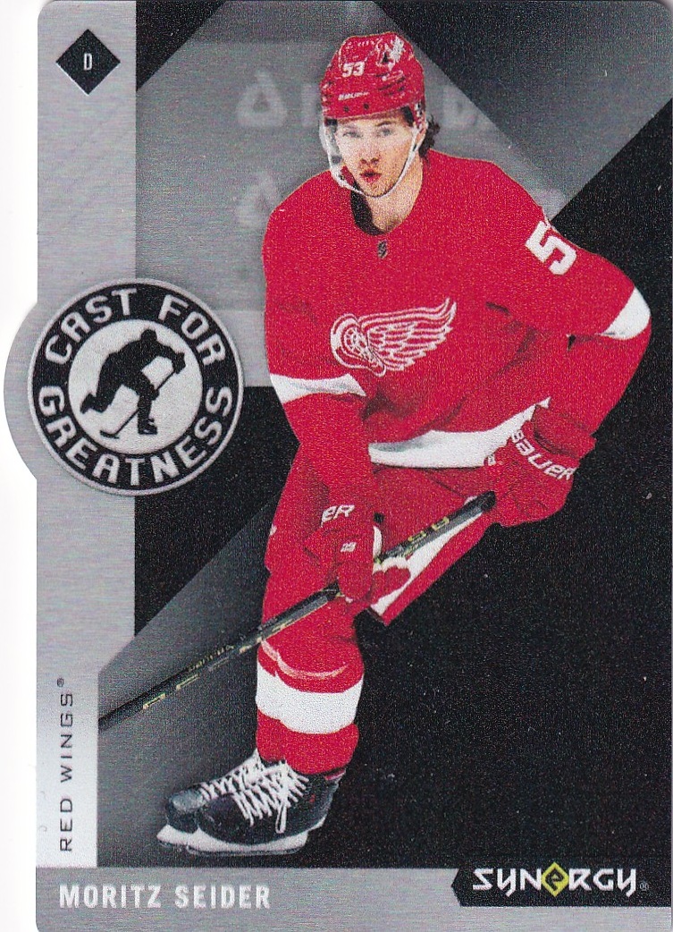 Hokejová karta Moritz Seider Upper Deck Synergy 2023-24 Cast for Greatness č. CG-16