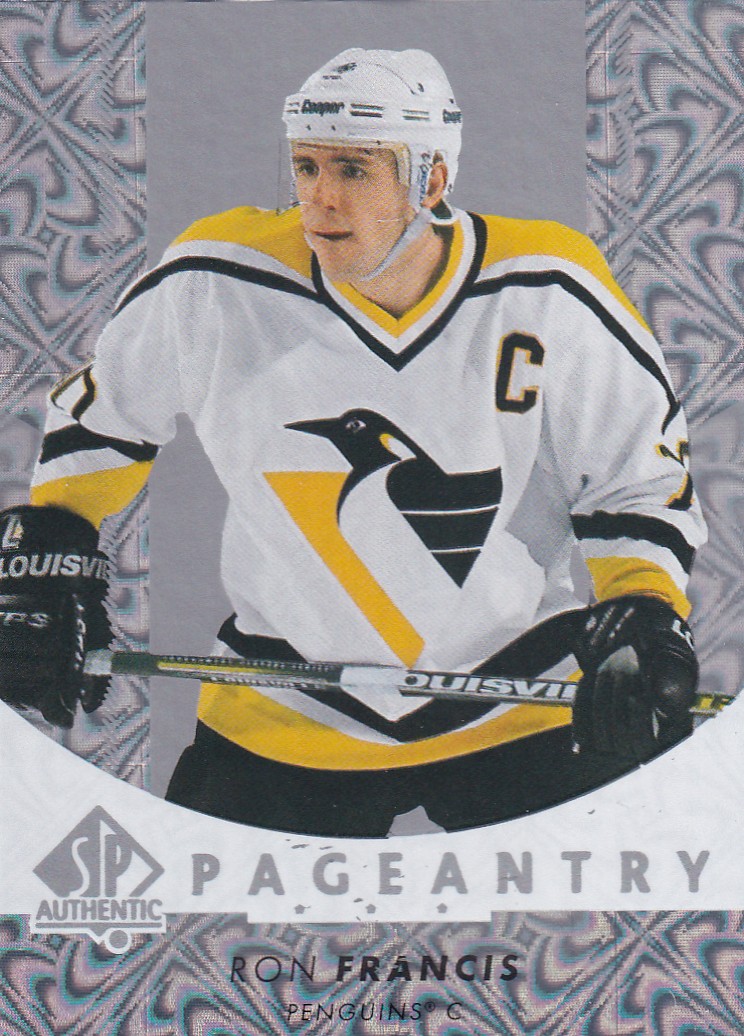 Hokejová karta Ron Francis UD SP Authentic 2022-23 Pageantry č. P-52