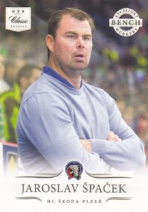 hokejová karta Jaroslav Špaček OFS 14/15 S.II. Excellent Bench Workers 