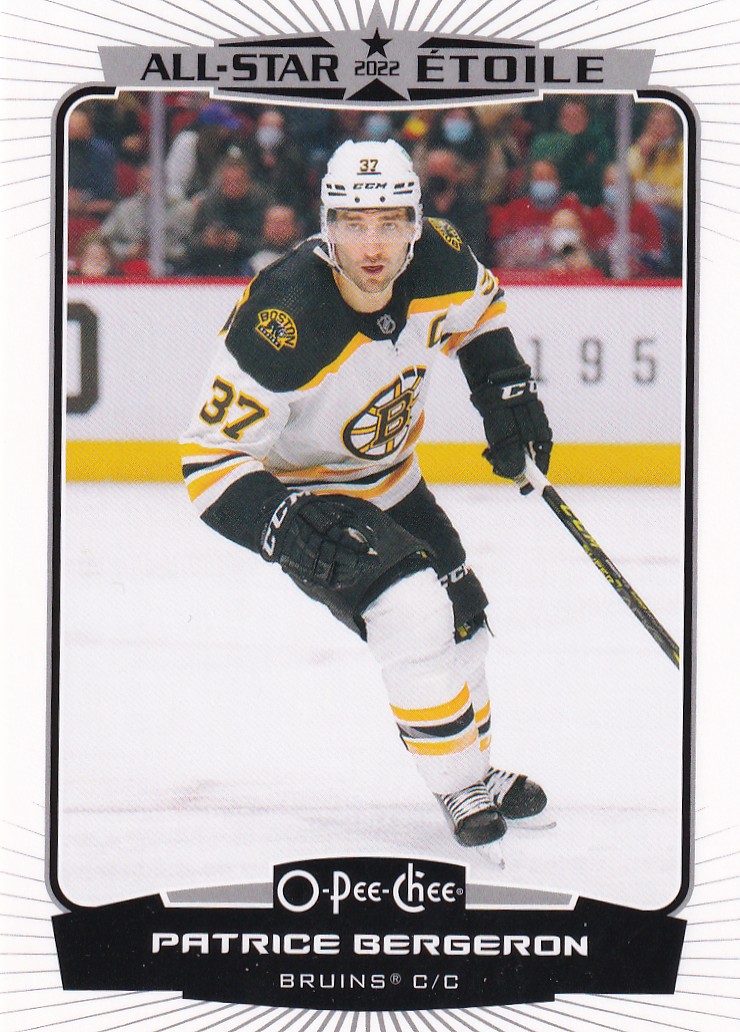 Hokejová karta Patrice Bergeron OPC 2022-23 All-Star č. 516