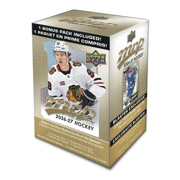 Box hokejových karet Upper Deck MVP 2026-27 Blaster