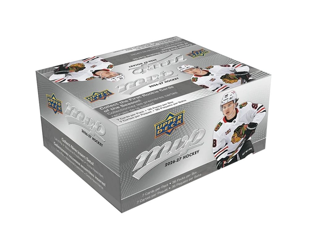 Box hokejových karet Upper Deck MVP 2026-27 Retail