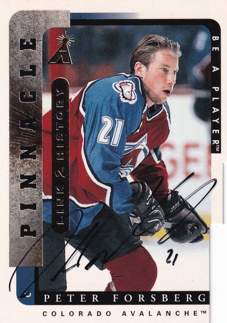 Hokejová karta Pinnacle Be a Player 1996-97 Link 2 History Auto č. LTH-2B
