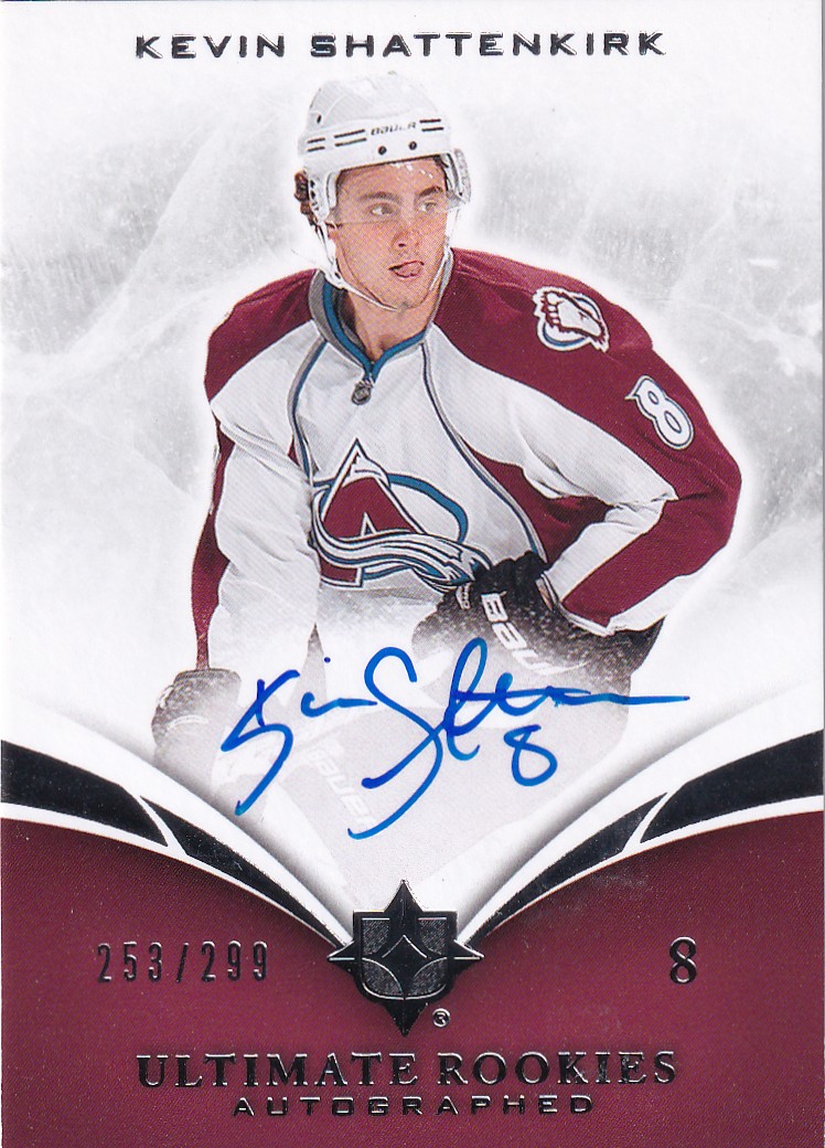 Hokejová karta Kevin Shattenkirk Upper Deck Ultimate 2010-11 Ultimate Rookies Autographed /299 č. 112