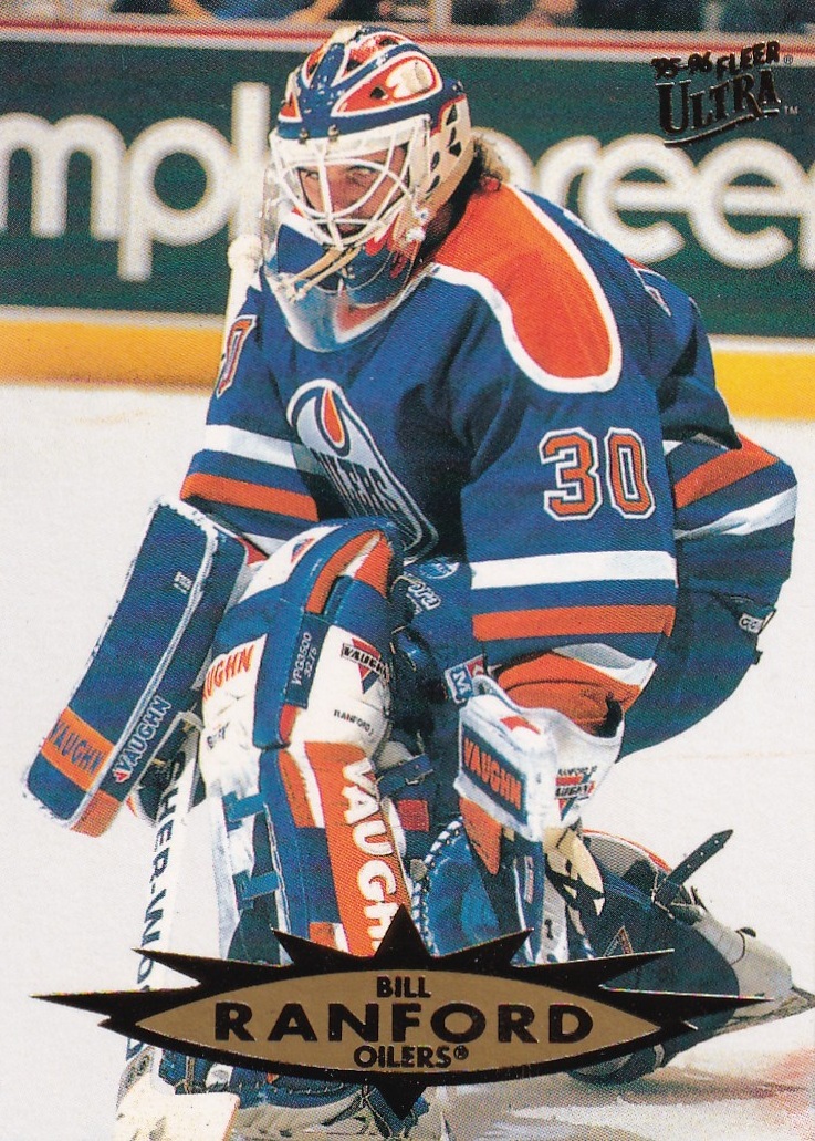 Hokejová karta Bill Ranford Fleer Ultra 1995-96 řadová č. 57