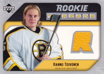 Hokejová karta Hannu Toivonen Upper Deck 2005-06 ROOKIE THREADS 