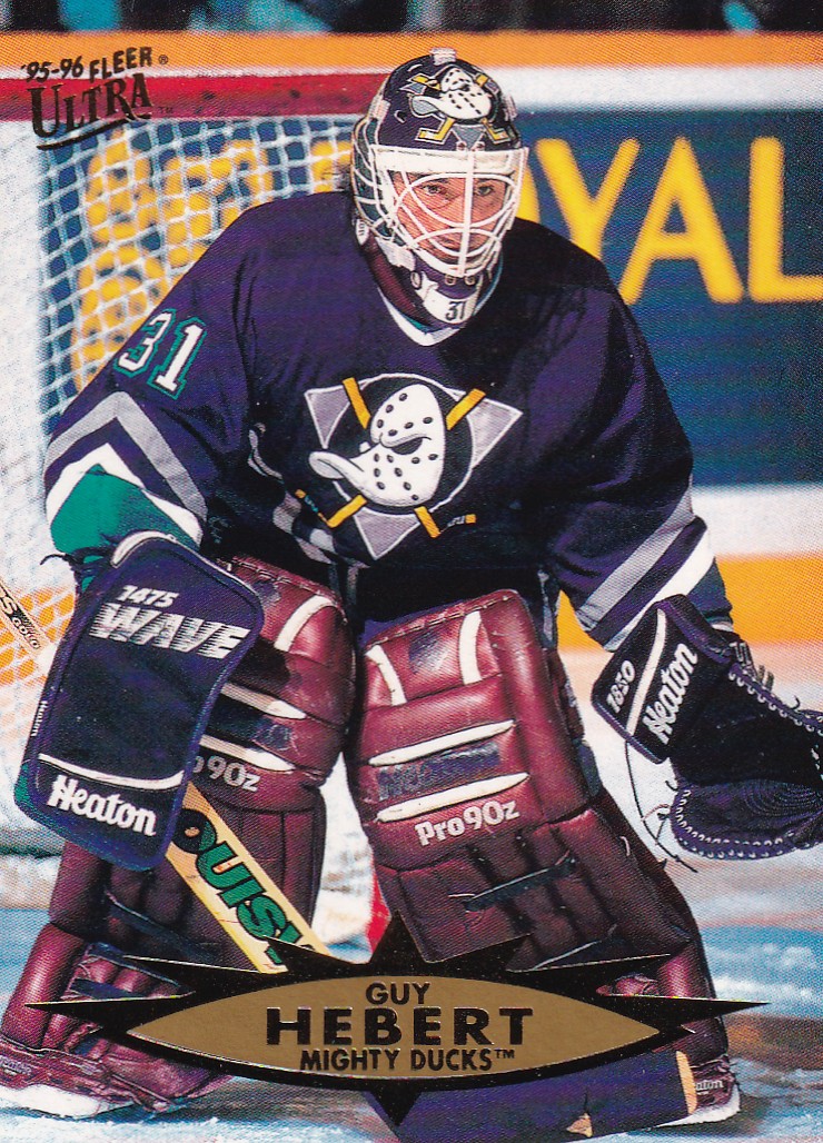 Hokejová karta Guy Hebert Fleer Ultra 1995-96 řadová č. 1