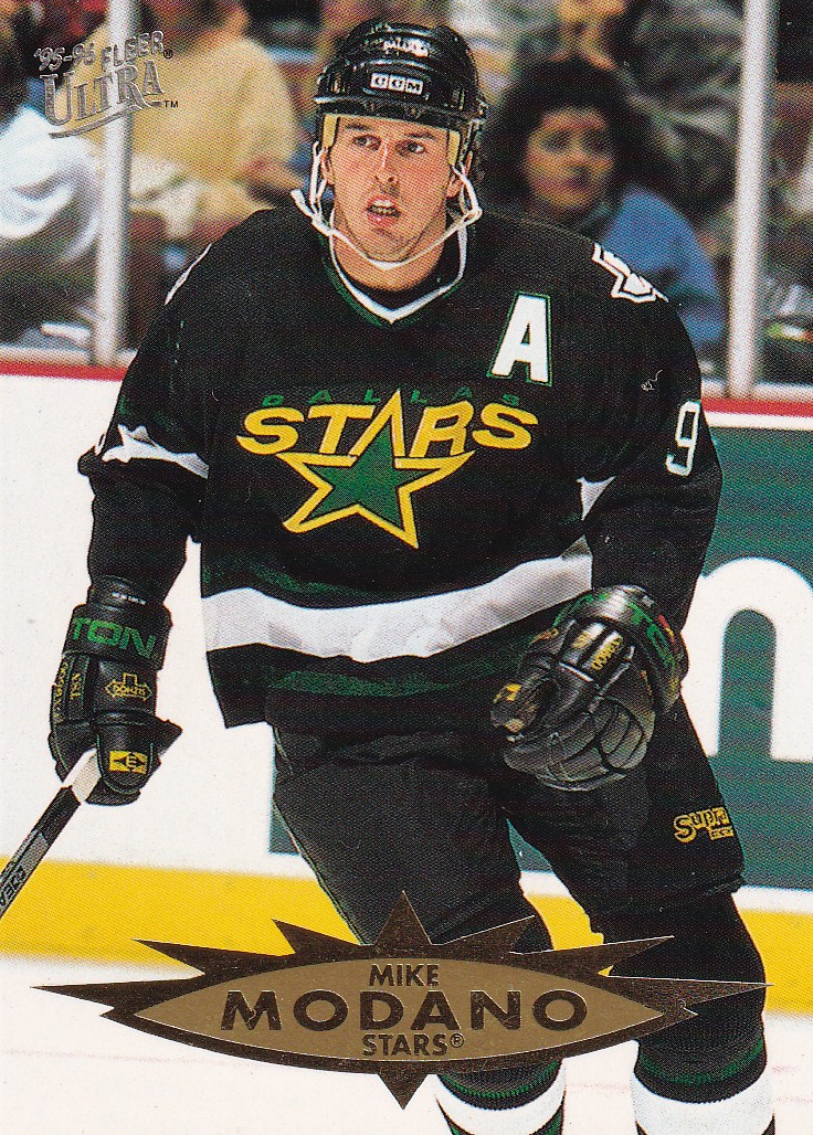 Hokejová karta Mike Modano Fleer Ultra 1995-96 řadová č. 41