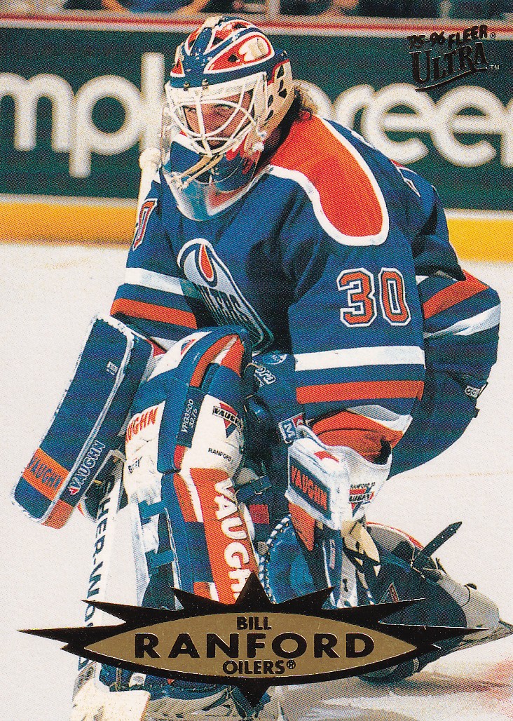 Hokejová karta Bill Ranford Fleer Ultra 1995-96 řadová č. 57