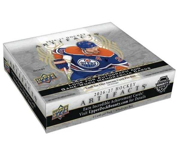 Box hokejových karet Upper Deck Artifacts 2026-27 Hobby