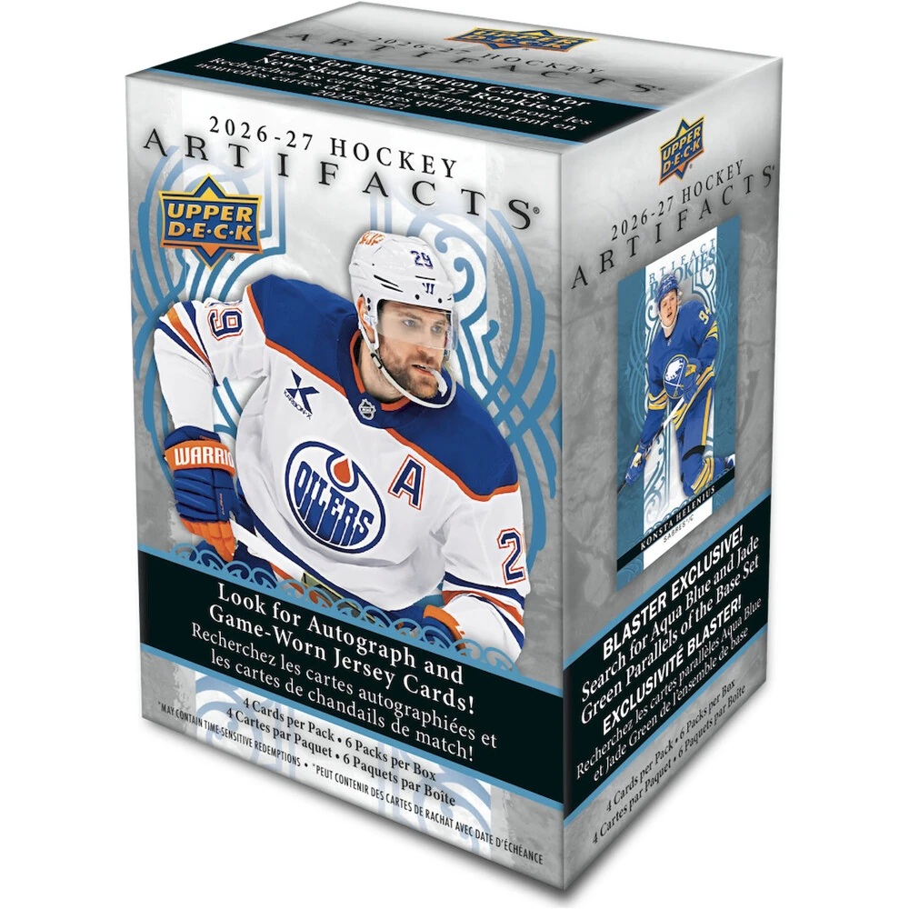 Box hokejových karet Upper Deck Artifacts 2026-27 Blaster