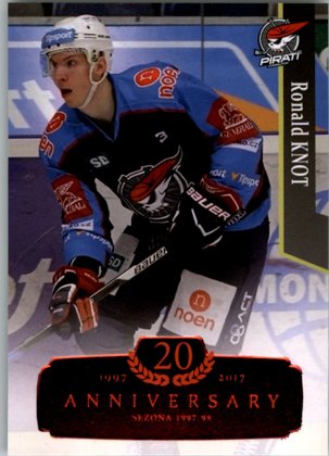 Hokejová karta Ronald Knot OFS 17/18 Serie 2 - RETRO RED 