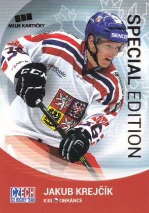 Hokejová karta Jakub Krejčík Repre 2017 Gold / 30