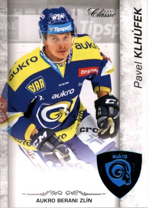 Hokejová karta Pavel Klhůfek OFS 17/18 S.II. Blue