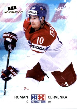 Hokejová karta Roman Červenka Czech Ice Hocky Team 2018 č. 5
