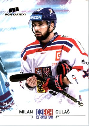 Hokejová karta Milan Gulaš Czech Ice Hocky Team 2018 č. 10
