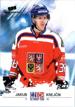 Hokejová karta Jakub Krejčík Czech Ice Hocky Team 2018 č. 21